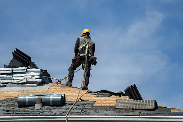Professional Storm Damage Roof Repair technician working in Bound Brook, NJ